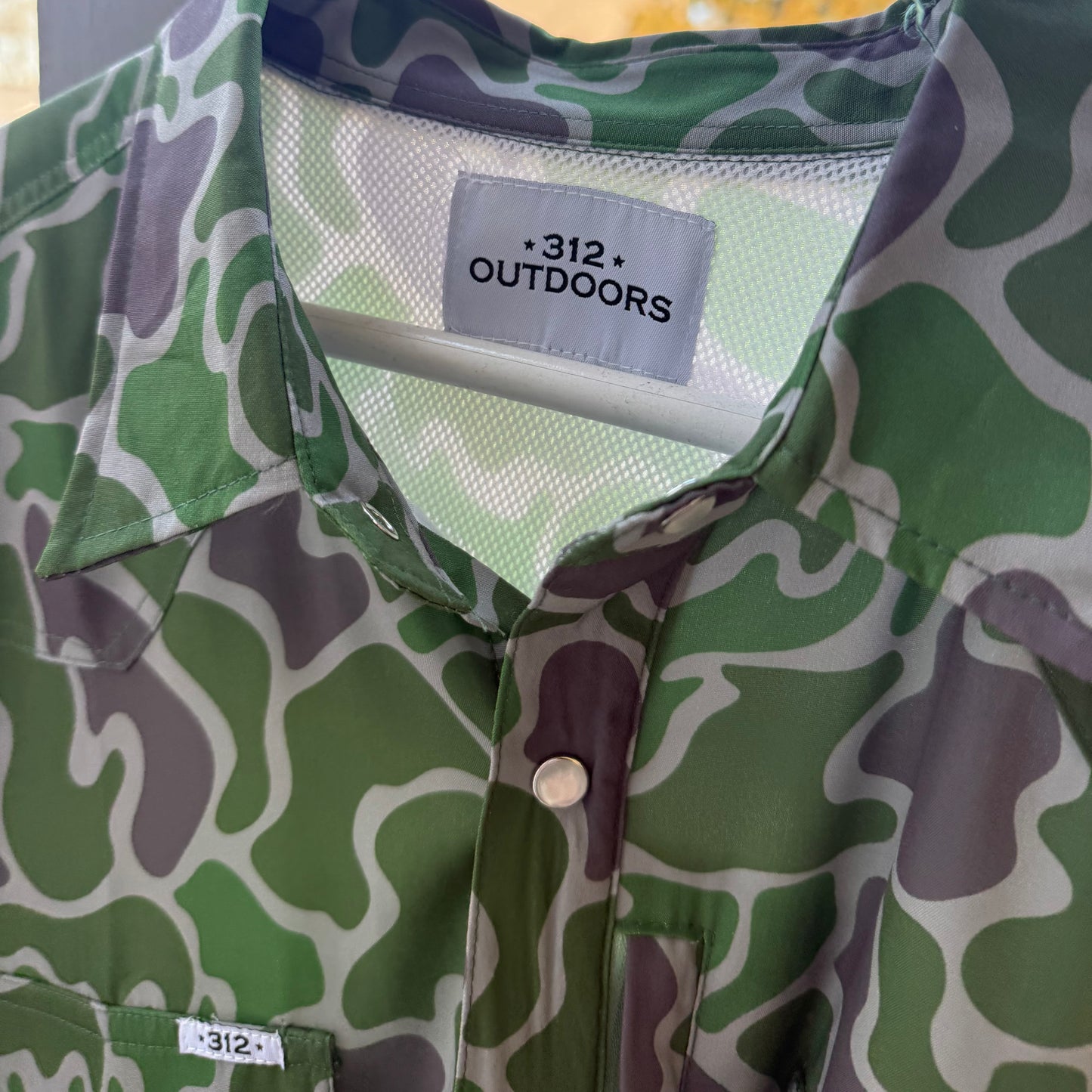 Camo Long Sleeve Performance Pearl Snap